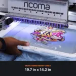 marquee 20 needle commercial embroidery machine with 10.1" touchscreen panel