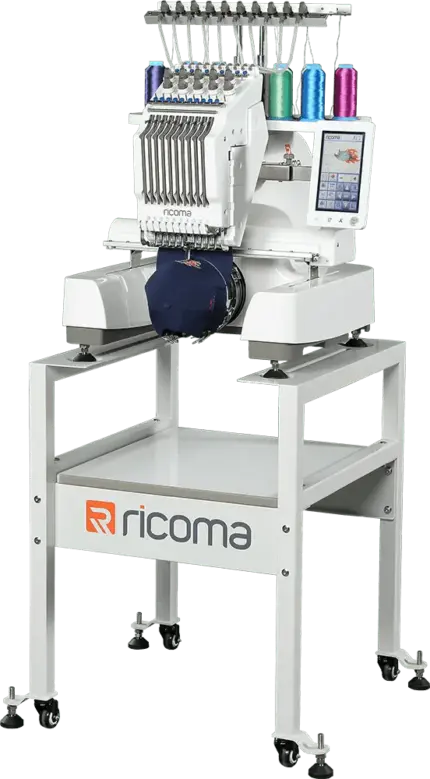 ricoma em1010 creator: compact 10‑needle embroidery machine
