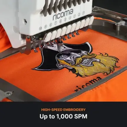 ricoma em1010 creator: compact 10‑needle embroidery machine