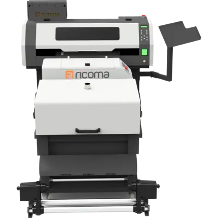 ricoma revel dtf 2402t direct to film transfer printer+ heat press & purifier package
